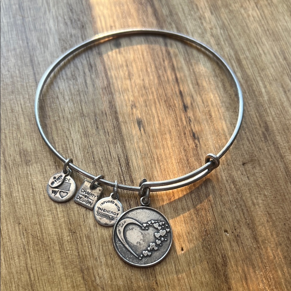 Alex and Ani heart bangle